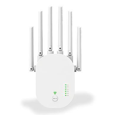 Підсилювач WI-FI сигналу, 300мбіт, від мережі, 6 антен 234576466 фото