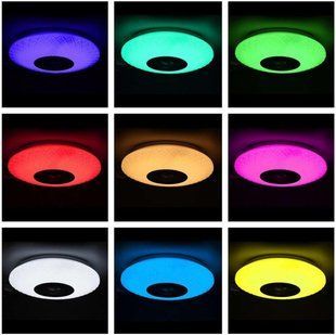 Стельовий RGB світильник 60W, 38см з Bluetooth та пультом 23456733701 фото