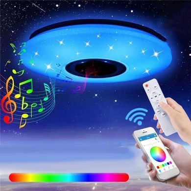 Стельовий RGB світильник 60W, 38см з Bluetooth та пультом 23456733701 фото