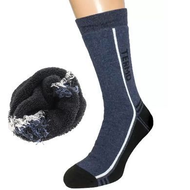 Теплі вовняні термошкарпетки Termo Socks, різнокольорові 123461443 фото