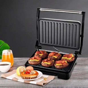 Контактний притискний гриль 1000 Вт, Domotec MS 7708 234564691 фото