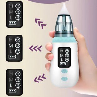 Дитячий аспіратор для носа з 3 насадками Vancocon VA-162 234569804 фото