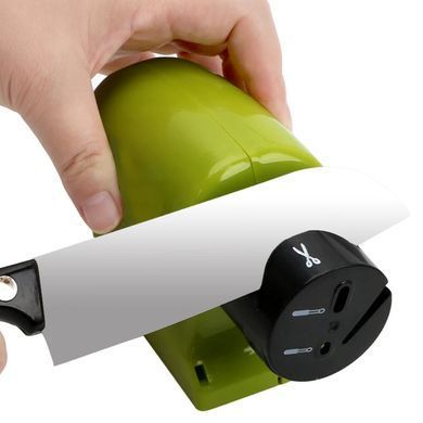 Точилка для ножей и ножниц 2в1, Knife Sharpener, от батареек 234565826 фото