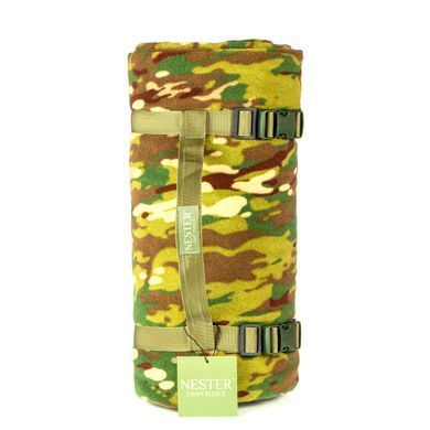Флісовий плед Nester Multicam Case &ndash; ковдра для військових з водовідштовхувальним чохлом 2551120900 фото