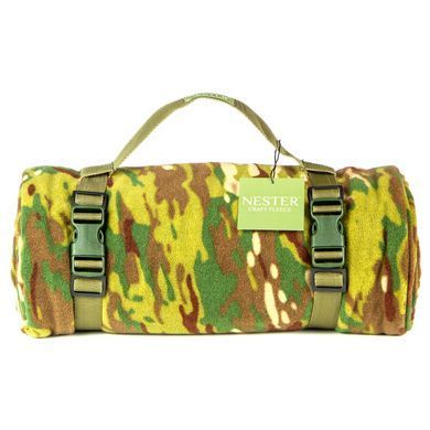 Флісовий плед Nester Multicam Case &ndash; ковдра для військових з водовідштовхувальним чохлом 2551120900 фото