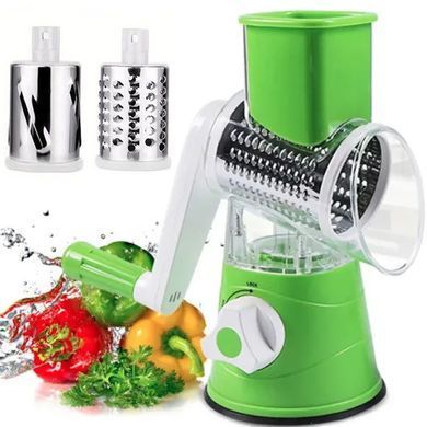 Багатофункціональна овочерізка з 3 насадками, Kitchen master 234576020 фото