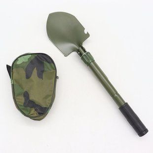 Лопата саперна 5в1 у чохлі, Олива 234564548 фото