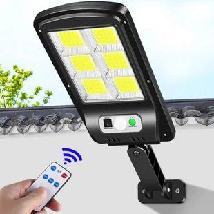 Вуличний LED ліхтар із сонячною батареєю BK120-6COB + пульт 123462416 фото