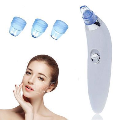 Вакуумний очищувач пор для обличчя на батарейках Derma Suction 234568204 фото