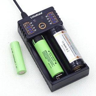 Зарядний пристрій на 2 акумулятори, LiitoKala Lii-202, з USB 234567564 фото