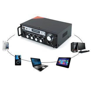 Підсилювач звуку з пультом (FM, MP3, USB, Bluetooth) AMP SN5556BT 234571766 фото