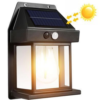 Вуличний світильник на сонячній батареї з датчиком руху, SOLAR WALL LAMP ВK-888 234573336 фото