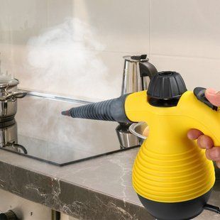Ручний пароочисник на 350мл, 1000W Steam Cleaner DF-A001+ насадки 234560632 фото