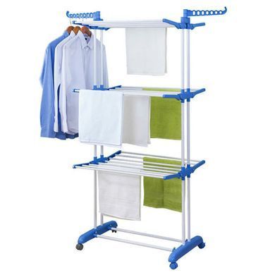 Багатоярусна сушарка для білизни до 40 кг (172х73х64) Garment Rack With Wheels 123459786 фото