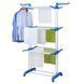 Багатоярусна сушарка для білизни до 40 кг (172х73х64) Garment Rack With Wheels 123459786 фото 2