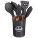 Набір кухонного приладдя 12шт Kitchen Set, Чорний 23456044002 фото 2