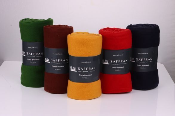 Плед флісовий Saffran 130х160 червоний- теплий та ніжний плед із флісу КП00001 фото