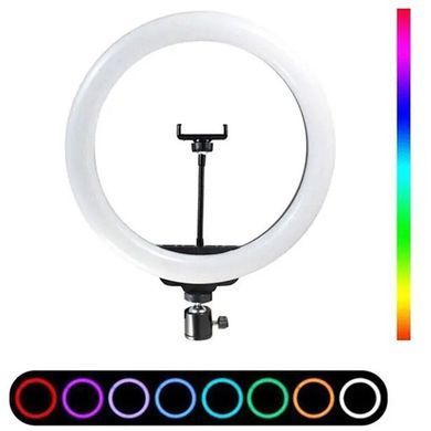 Кільцева RGB лампа 30 см MJ 300 Soft Ring Light 234561666 фото