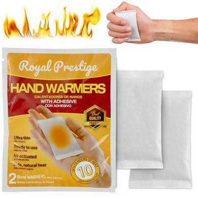Хімічна грілка для рук 2 шт, до 10 годин, Hand warmer 234575652 фото