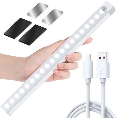 LED світильник з датчиком руху 30см, з USB, Cabinet light 234575594 фото