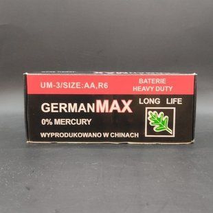 Батарейка AA, German Max - 1 шт 234565300 фото