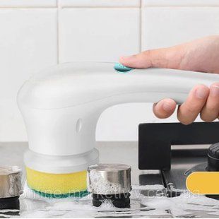 Електрична щітка для прибирання з 5 насадками, Magic Brush, з USB 234573246 фото
