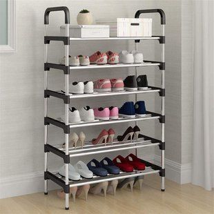 Полиця для взуття на 6 ярусів (123х57х29 см) New shoe rack 234567644 фото