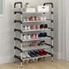 Полиця для взуття на 6 ярусів (123х57х29 см) New shoe rack 234567644 фото 1