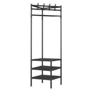 Кутова вішалка для одягу (170х43х43 см), Corner coat rack, Чорна 234569487 фото