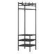 Кутова вішалка для одягу (170х43х43 см), Corner coat rack, Чорна 234569487 фото 1