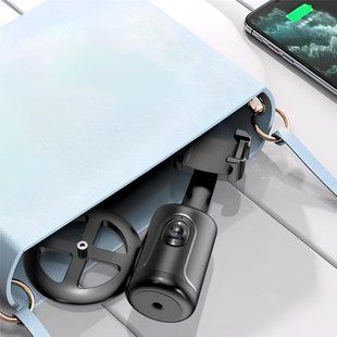 Смарт-штатив з датчиком руху 360&deg;, від USB, P01, Чорний 234575281 фото