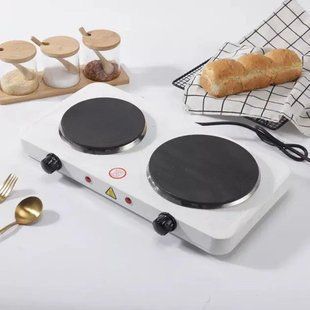 Електрична дискова плита, на 2 комфорки, 2000вт, HOT PLATE JX-2020A 234575530 фото