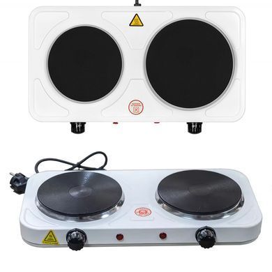 Електрична дискова плита, на 2 комфорки, 2000вт, HOT PLATE JX-2020A 234575530 фото