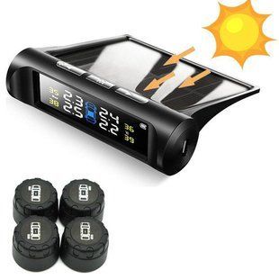 Система контролю тиску і температури в шинах TPMS+SOLAR із зовнішніми датчиками і сонячною панеллю 234562145 фото