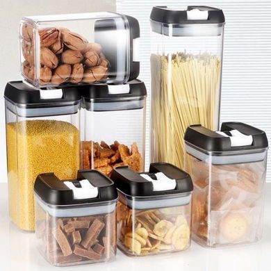 Набір контейнерів 7шт для зберігання сипучих Food storage container 234568721 фото