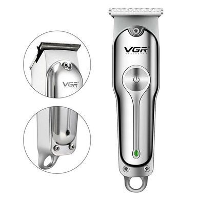 Професійна машинка для стрижки, з USB, акумуляторна, VGR V-071 234563972 фото