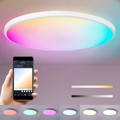 Світильник стельовий 24Вт, 30см, з Bluetooth колонкою, RGB, Ceiling Lamp Smart 234574650 фото