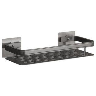 Металева полиця для ванної (30*13*4,5см) Bathroom shelf, Чорна 234567590 фото