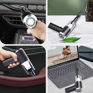 Автомобільний пилосос 3в1, 120Вт, від USB, XL-938 234571879 фото