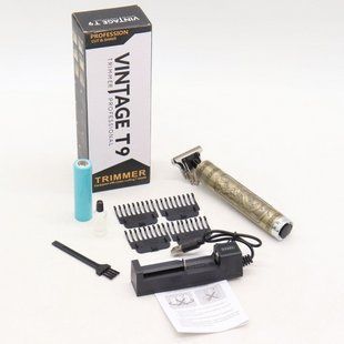 Машинка для стрижки волосся, вусів та бороди, VINTAGE T9 12346094301 фото