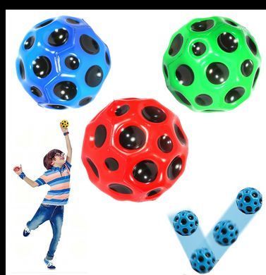 Антигравітаційний м'яч стрибунець Sky Ball Gravity Ball, Колір Рандом, 1шт 234575964 фото